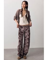 Free People - Radiance Velvet Pull-On Pants - Lyst