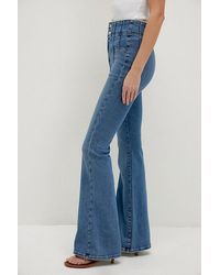 Free People - Jayde Flare Jeans At Free People In Sunburst Blue, Size: 25 - Lyst