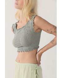 Intimately By Free People - So Soft Frill Seamless Micro Crop Top By - Lyst