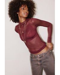 Intimately By Free People - As If Mesh Layering Long Sleeve By - Lyst