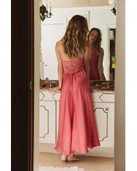 Free People Bali Golden Sun Sequin Party Dress in Blue | Lyst
