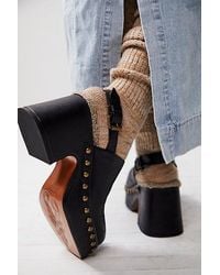 Free People - Autumn Studded Platform Clogs - Lyst