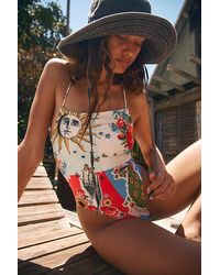 Agua Bendita - Kali One-piece Swimsuit At Free People In Embellished, Size: Medium - Lyst