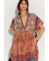 Free People - Printed Agnes Dress - Lyst