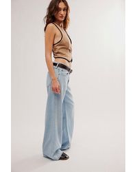 Agolde - Clara Low-Rise Baggy Flare Jeans - Lyst