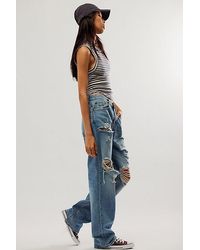 RE/DONE - Loose Long Jeans - Lyst