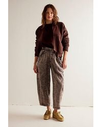Free People - High Road Pull-on Barrel Pants - Lyst