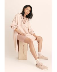 Free People Zoe Bike Short Playsuit By Intimately - Natural