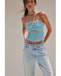 Free People - Field Of Roses Tube Top - Lyst