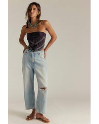 Free People - Deep Trance Dropped Boyfriend Jeans - Lyst