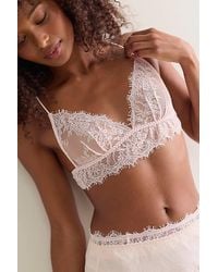 Intimately By Free People - Lacebound Longline Triangle Bralette By - Lyst
