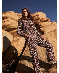 Free People All Prepped Printed Ski Suit - Multicolour