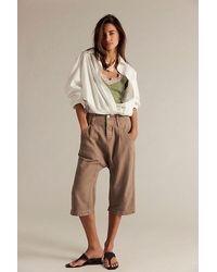 Free People - Maven Crop Harem Pants - Lyst