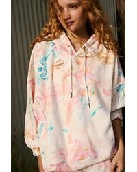 Free People - Sprint To The Finish Printed Hoodie - Lyst