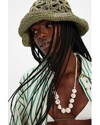 Free People - Cut-Out Daisy Straw Hat - Lyst