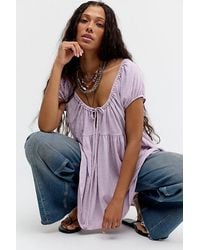 Free People - Bella Babydoll Top - Lyst