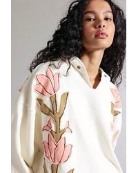 Free People - It's A Vibe Flowers Hoodie - Lyst