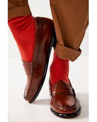 G.H. Bass & Co. - G. H. Bass Whitney Loafer At Free People In Cognac, Size: Us 6 - Lyst