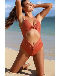 Beach Riot - Aviva One-piece Swimsuit At Free People In Imperial Topaz, Size: Xs - Lyst