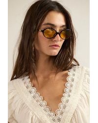 Free People - Oh Hello Round Sunglasses - Lyst