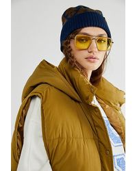 Free People - Luna Classic Aviator Sunglasses At In Firefly - Lyst