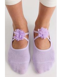 Arebesk - Floret Grip Socks - Lyst