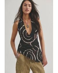 Free People - Helena Printed Halter Top - Lyst