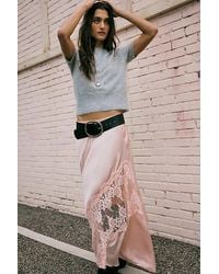 Intimately By Free People - Parisian Nights Maxi Slip Skirt - Lyst