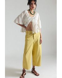 Free People - Laydown Chino Pants - Lyst