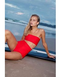 Heidi Merrick - Vicent Bikini Top At Free People In Poppy, Size: Small - Lyst