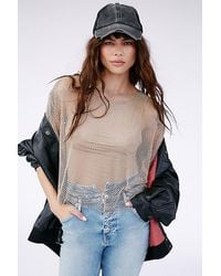 Free People - Saltwater Washed Trucker Hat At In Washed Black - Lyst