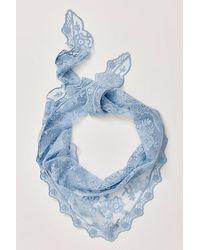 Free People - Forever Lace Triangle Scarf - Lyst