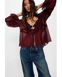 Free People - Fearless Long Sleeve Top - Lyst