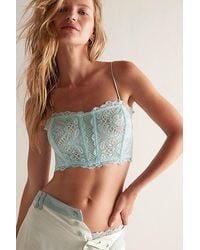 Intimately By Free People - Moonlit Meadow Lace Strapless Corset Bralette By - Lyst