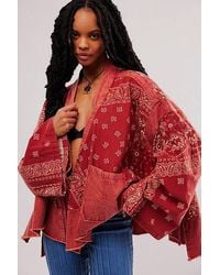 Free People - Bandana Dreams Kimono Jacket - Lyst