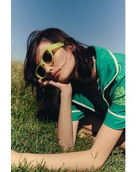 Free People - Naya Round Sunglasses - Lyst