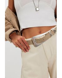 Free People - Patcha Suede Belt - Lyst