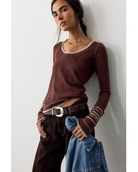 Free People - Aspen Thermal - Lyst