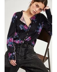 Free People - Nocturnal Patterned Cardi - Lyst