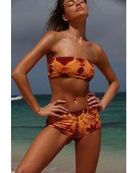 free-est - Dixie Printed Swim Shortie - Lyst