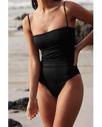 Belle The Label - The Ruched Maillot One-piece Swimsuit - Lyst