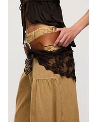 Free People - Forever Lace Triangle Scarf - Lyst
