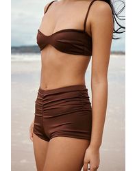 Belle The Label - Clio Bikini Top At Free People In Chocolate, Size: Small - Lyst