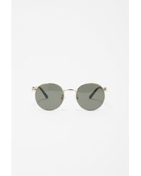 French Connection Metal Round Rimless Sunglasses - Multicolour
