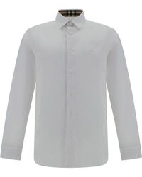 Burberry - Camicia sherfield casual - Lyst