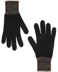 Moschino - Wool Gloves - Lyst