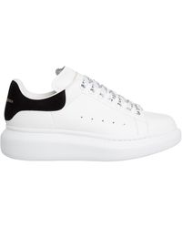 Alexander McQueen Sneakers Oversize bianche con dettaglio a contrasto nero - Bianco
