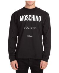T-shirt manica lunga Moschino Z A070702401555 122 nero | FRMODA.com