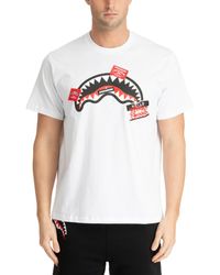 Sprayground - T-shirt label shark - Lyst