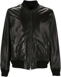 Ferragamo - Leather Jackets - Lyst